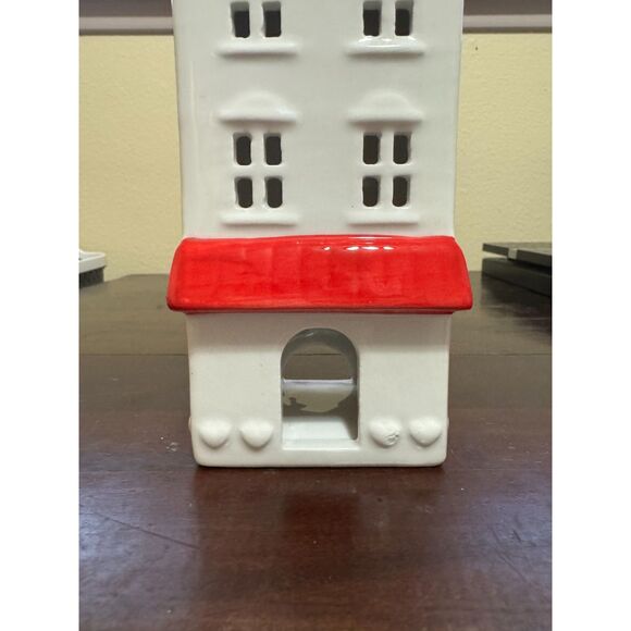 Valentine's Day 2024 Target Spritz Ceramic Tall Building Red House New - Picture 6 of 8